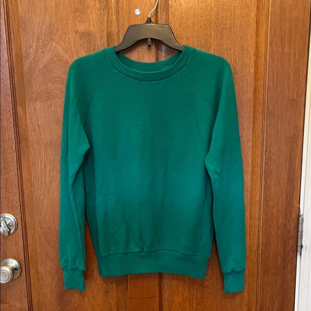Jungmaven Alpine Raglan Green Sweatshirt Small